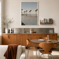 Santa Cruz Palm Row Fine Art Photo Print – fine art print by The Cali Studio