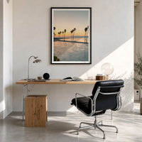 Santa Cruz Palm Sunset Fine Art Photo Print – fine art print by The Cali Studio
