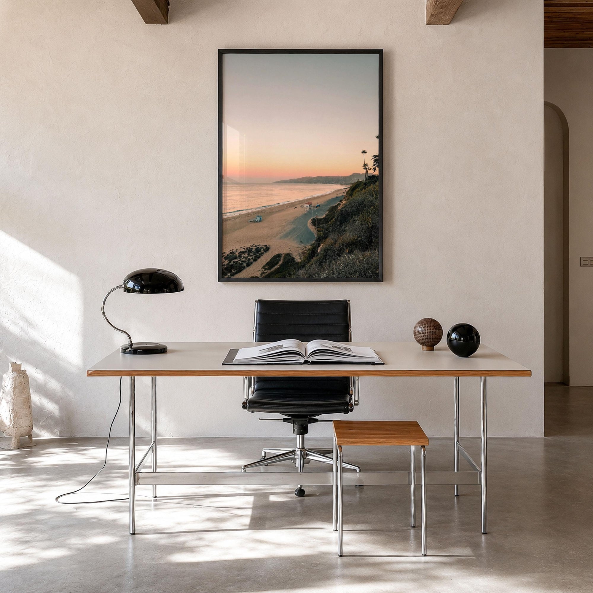 Point Dume Lifeguard Tower Fine Art Photo Print – fine art print by The Cali Studio