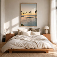 Santa Cruz Palm Sunset Fine Art Photo Print – fine art print by The Cali Studio