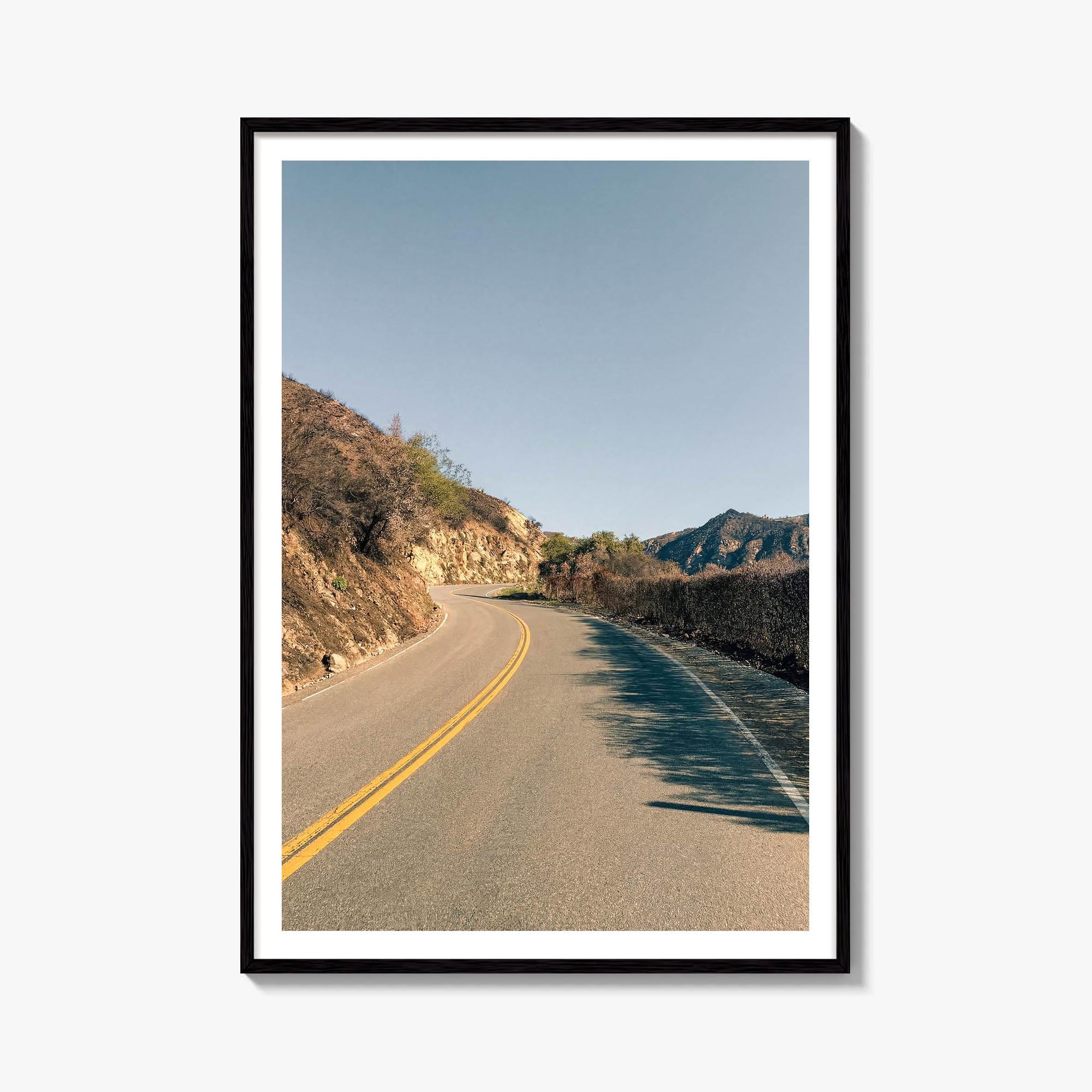 Santa Monica Mountains Fine Art Photo Print – fine art print by The Cali Studio