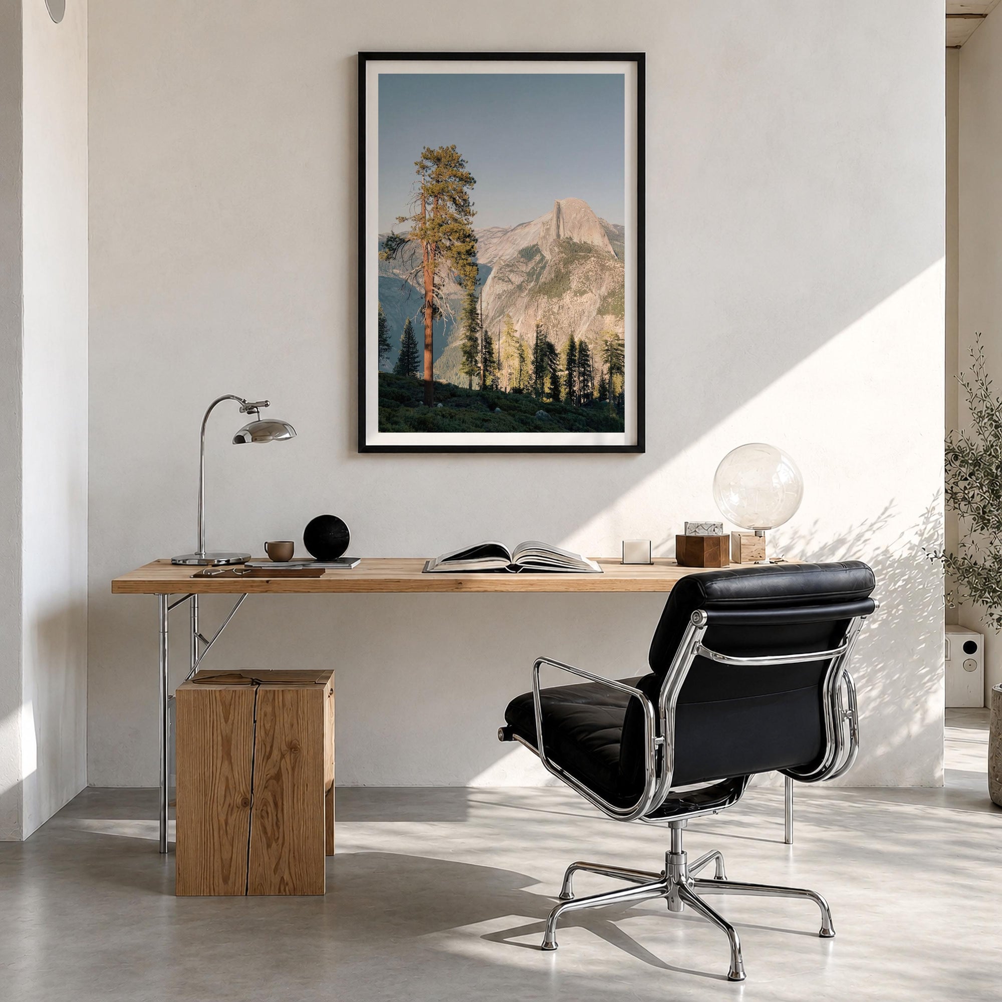 Half Dome Pine Tree Fine Art Photo Print – fine art print by The Cali Studio