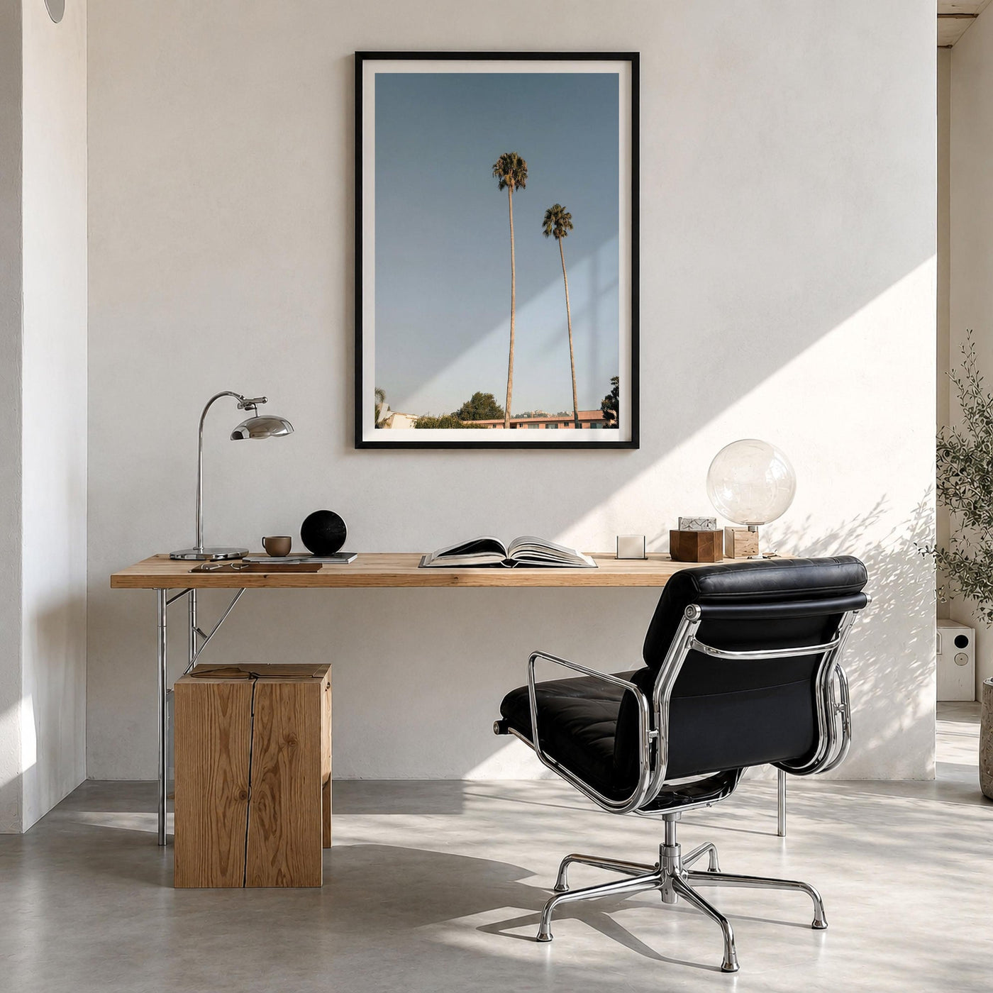 West Hollywood Palm Trees Fine Art Photo Print – fine art print by The Cali Studio