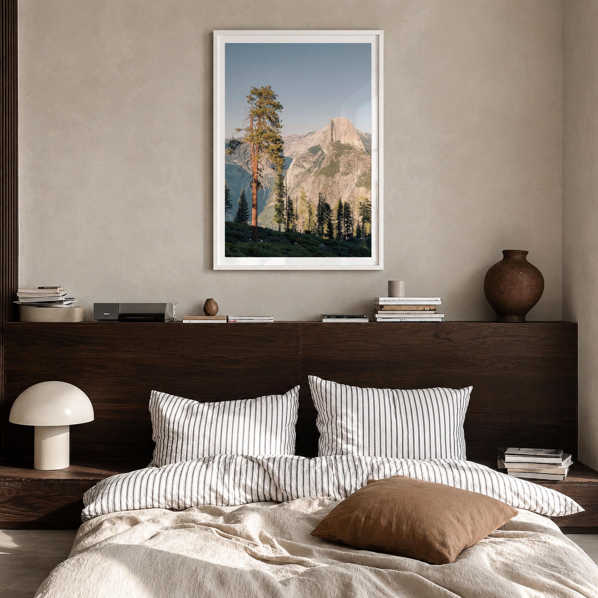 Half Dome Pine Tree Fine Art Photo Print – fine art print by The Cali Studio
