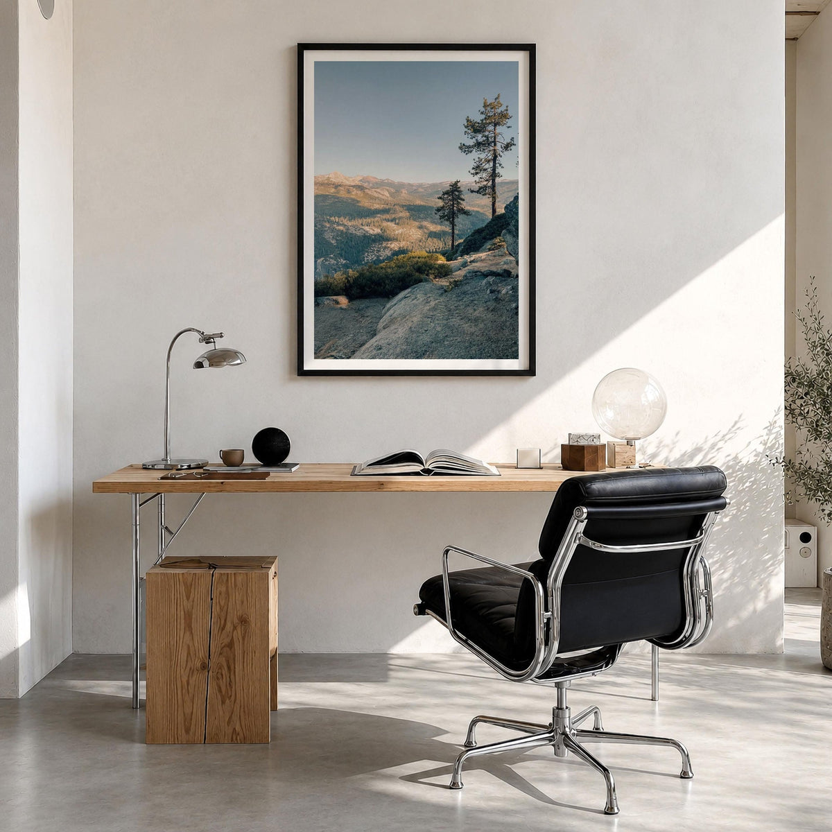 Yosemite Granite Overlook Fine Art Photo Print – fine art print by The Cali Studio