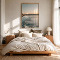 Santa Cruz Wharf Sunset Fine Art Photo Print – fine art print by The Cali Studio