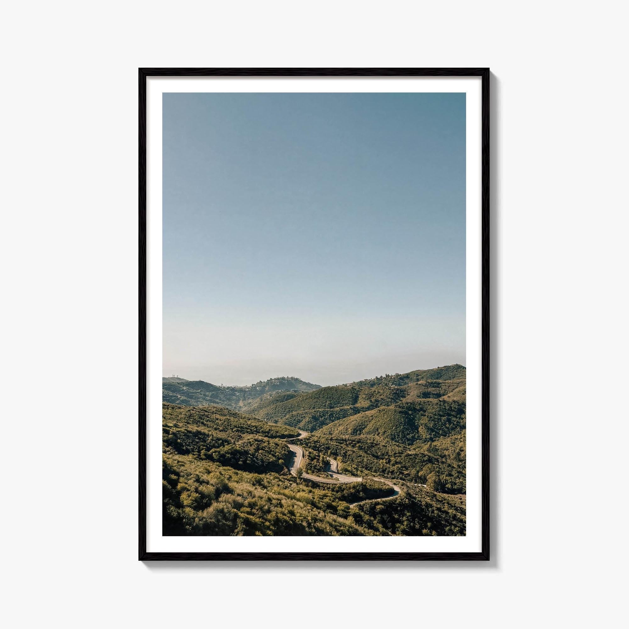 Santa Monica Mountains Fine Art Photo Print – fine art print by The Cali Studio