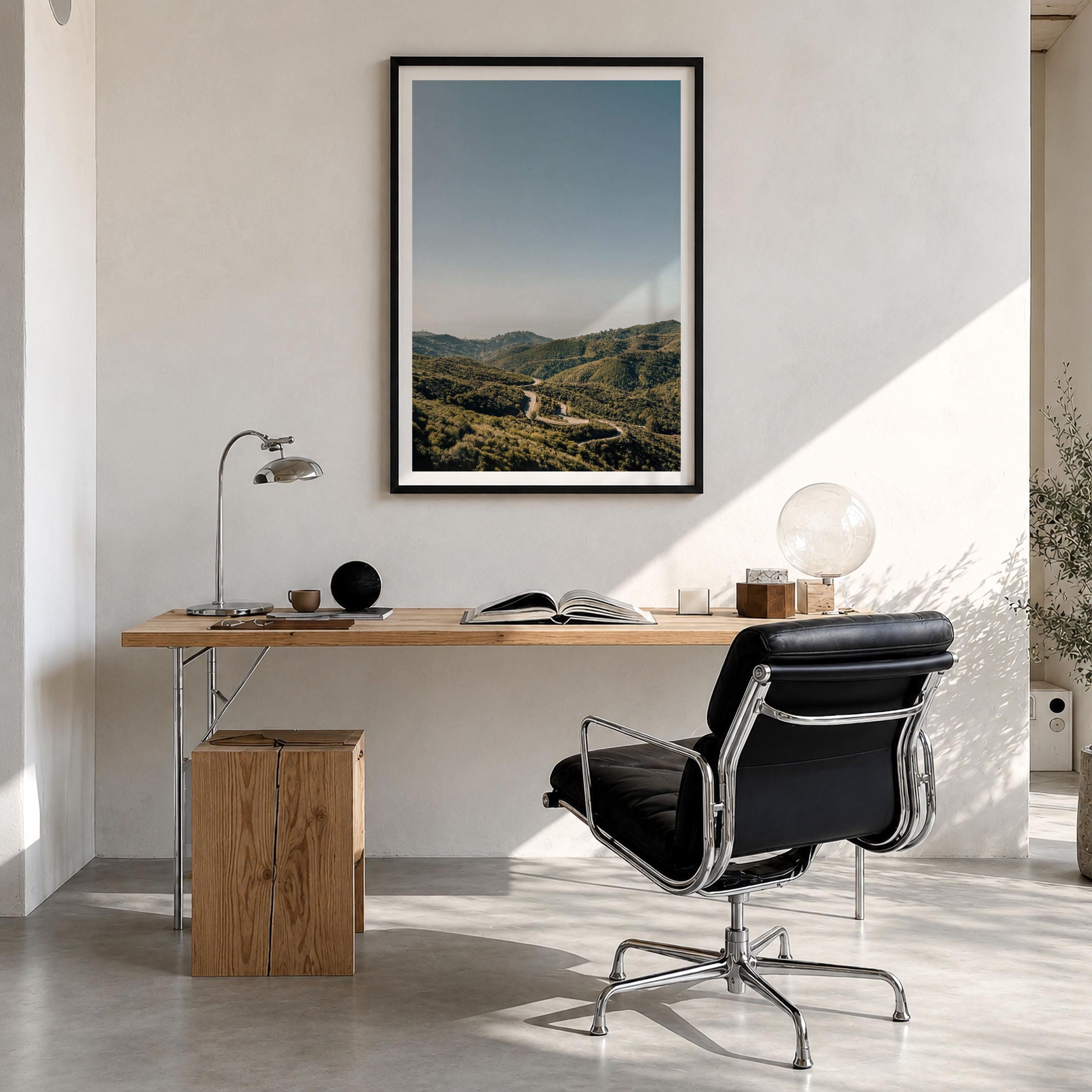 Santa Monica Mountains Fine Art Photo Print – fine art print by The Cali Studio