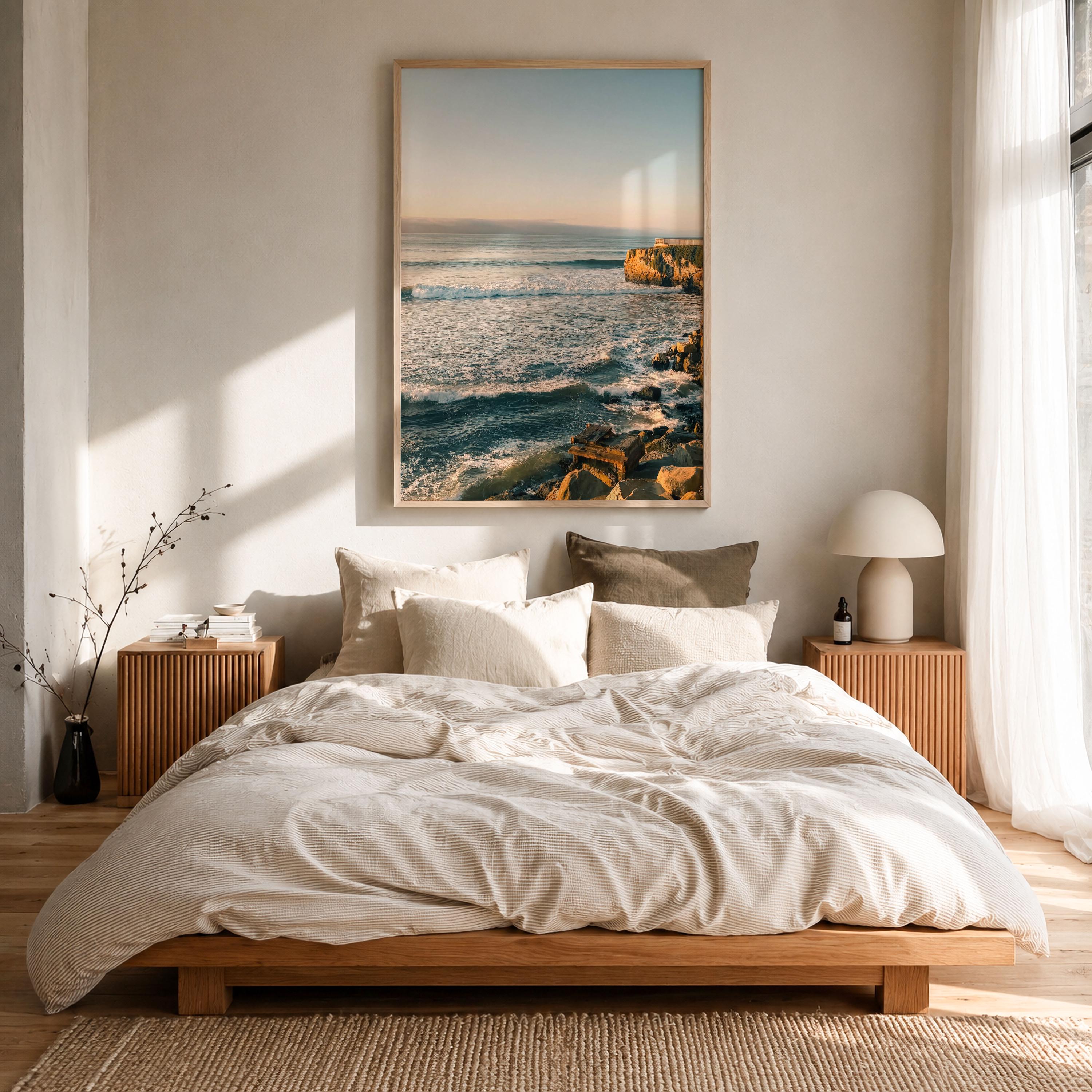Santa Cruz Cliffside Fine Art Photo Print – fine art print by The Cali Studio