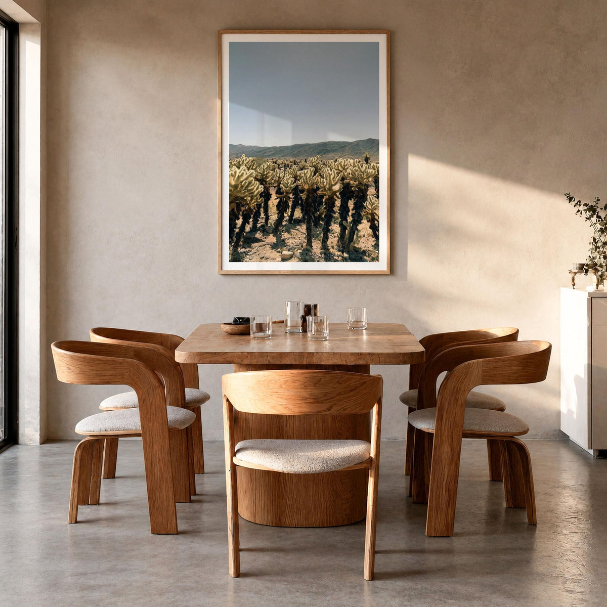 Cholla Cactus Garden Fine Art Photo Print – fine art print by The Cali Studio