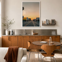 Melrose Avenue Sunset Fine Art Photo Print – fine art print by The Cali Studio