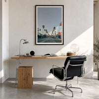 Melrose Avenue Palm Trees Fine Art Photo Print – fine art print by The Cali Studio