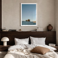 California Palm Tree Rooftop Fine Art Photo Print – fine art print by The Cali Studio