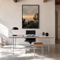 Laguna Beach Cliffside House Fine Art Photo Print – fine art print by The Cali Studio