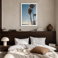 Melrose Avenue Palm Sunset Fine Art Photo Print – fine art print by The Cali Studio