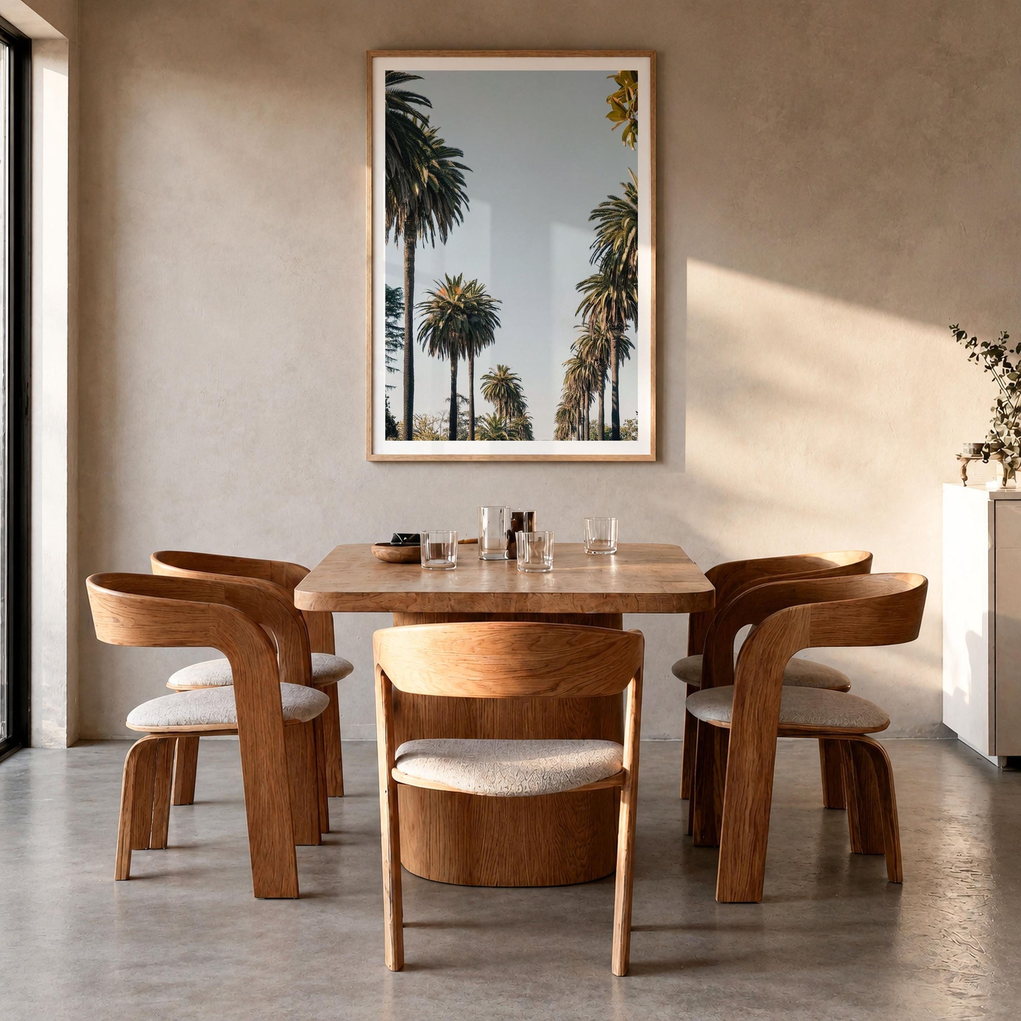 Los Angeles Palm Street Fine Art Photo Print – fine art print by The Cali Studio