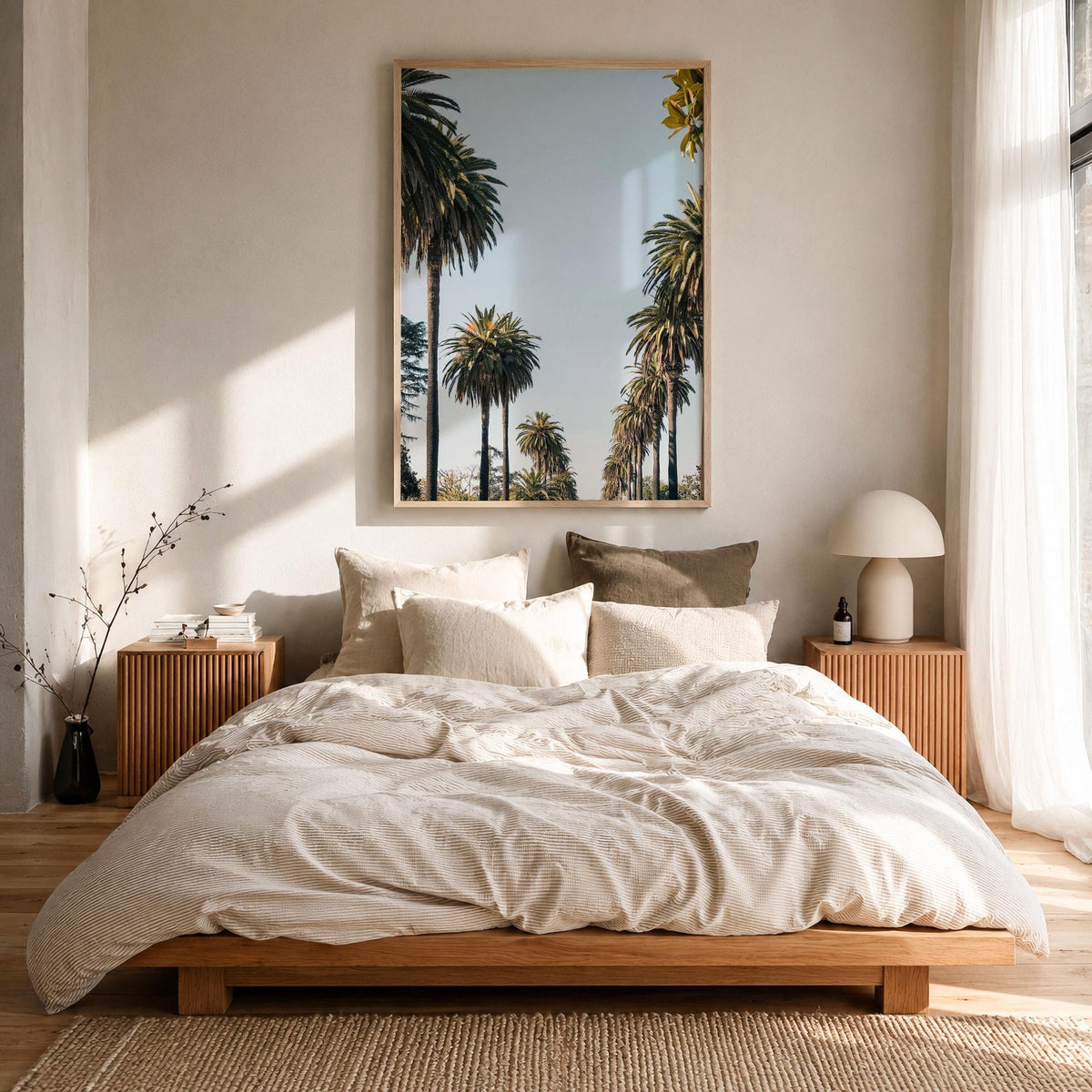 Los Angeles Palm Street Fine Art Photo Print – fine art print by The Cali Studio