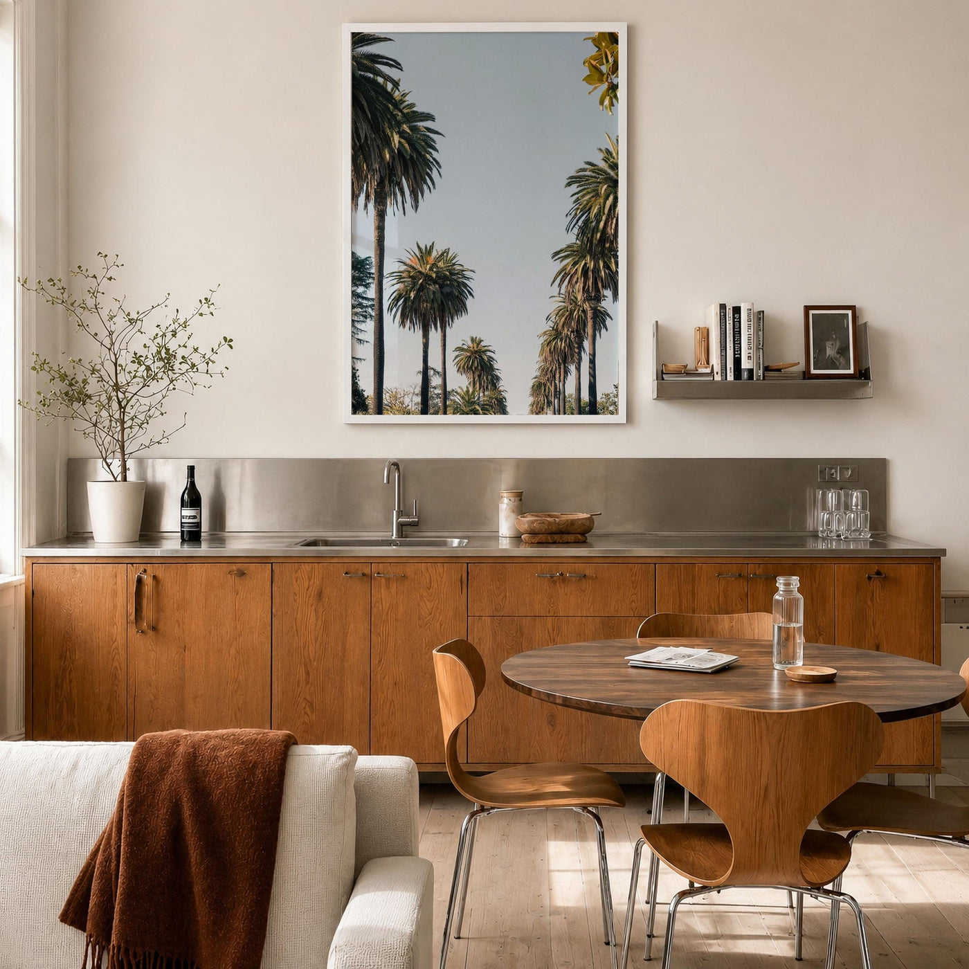 Los Angeles Palm Street Fine Art Photo Print – fine art print by The Cali Studio