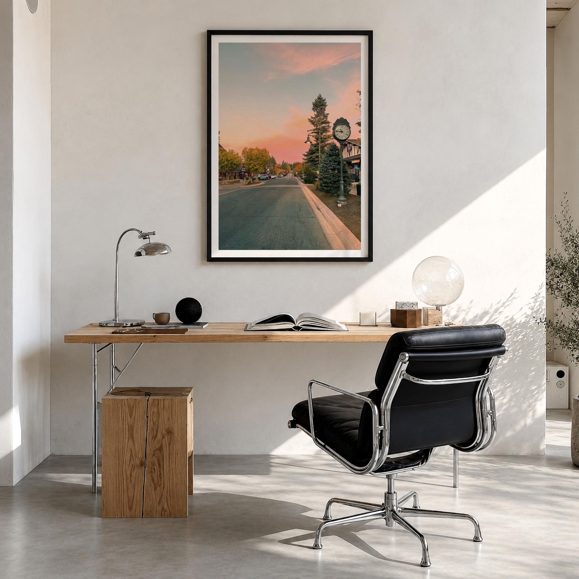 Big Bear Lake Village Fine Art Photo Print – fine art print by The Cali Studio