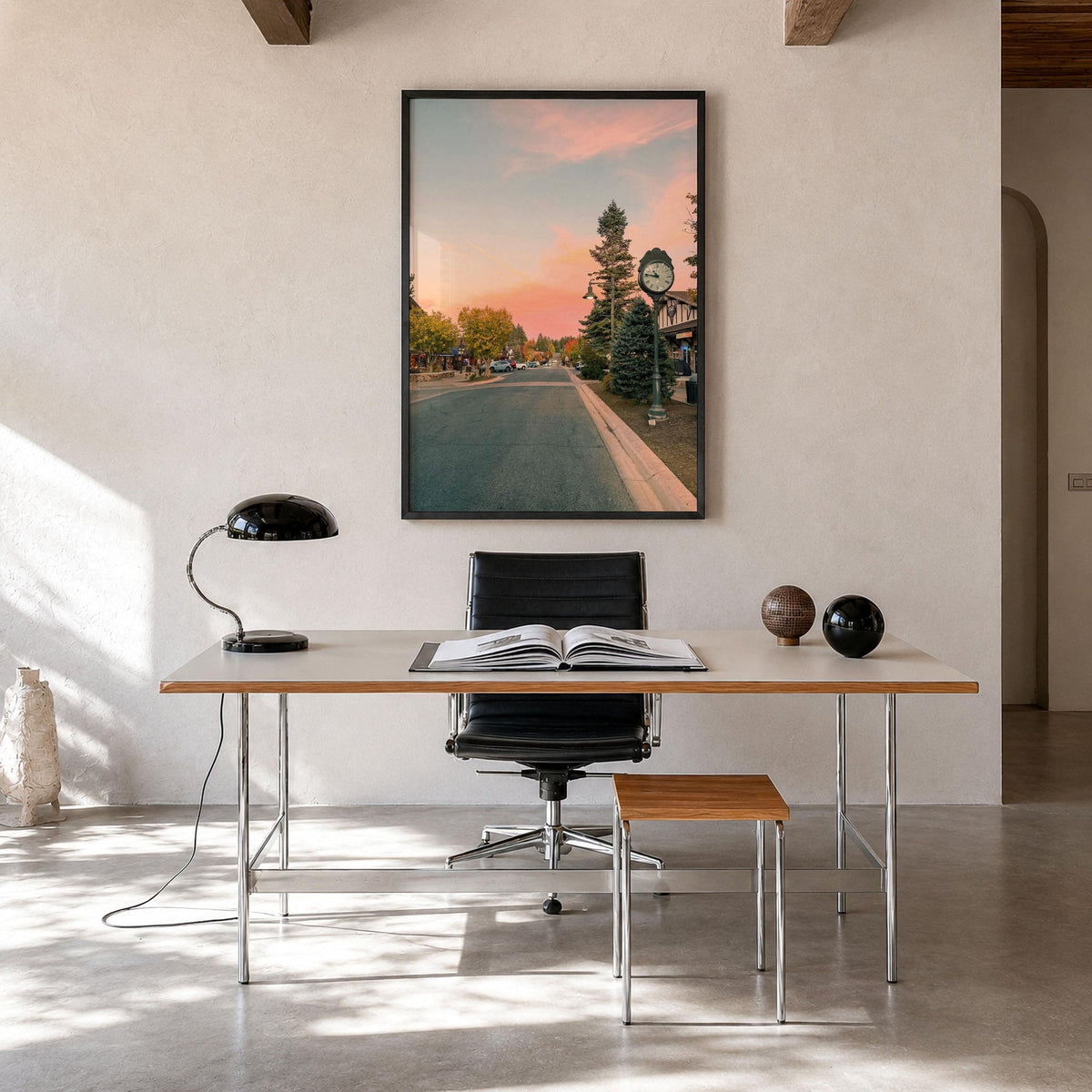 Big Bear Lake Village Fine Art Photo Print – fine art print by The Cali Studio