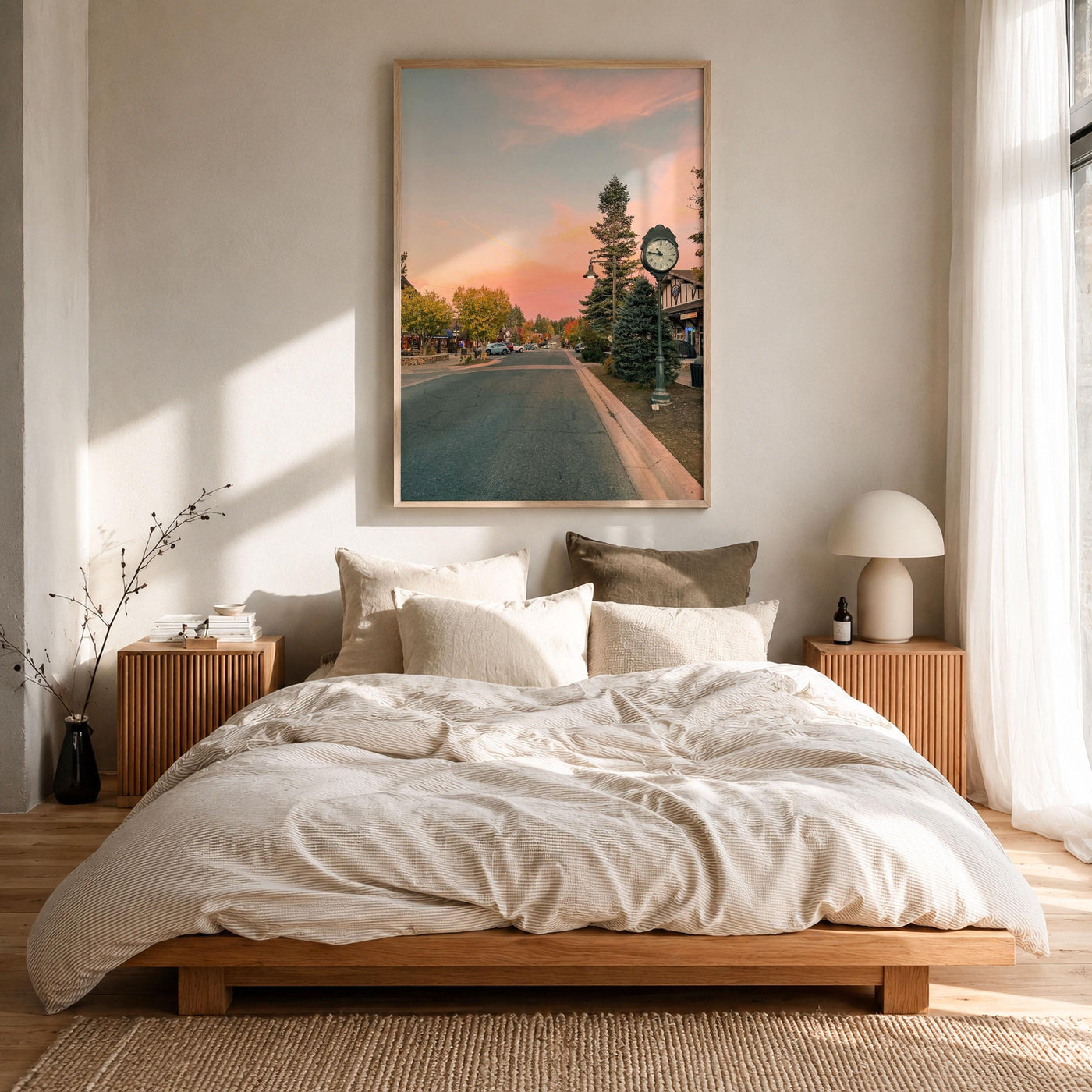 Big Bear Lake Village Fine Art Photo Print – fine art print by The Cali Studio