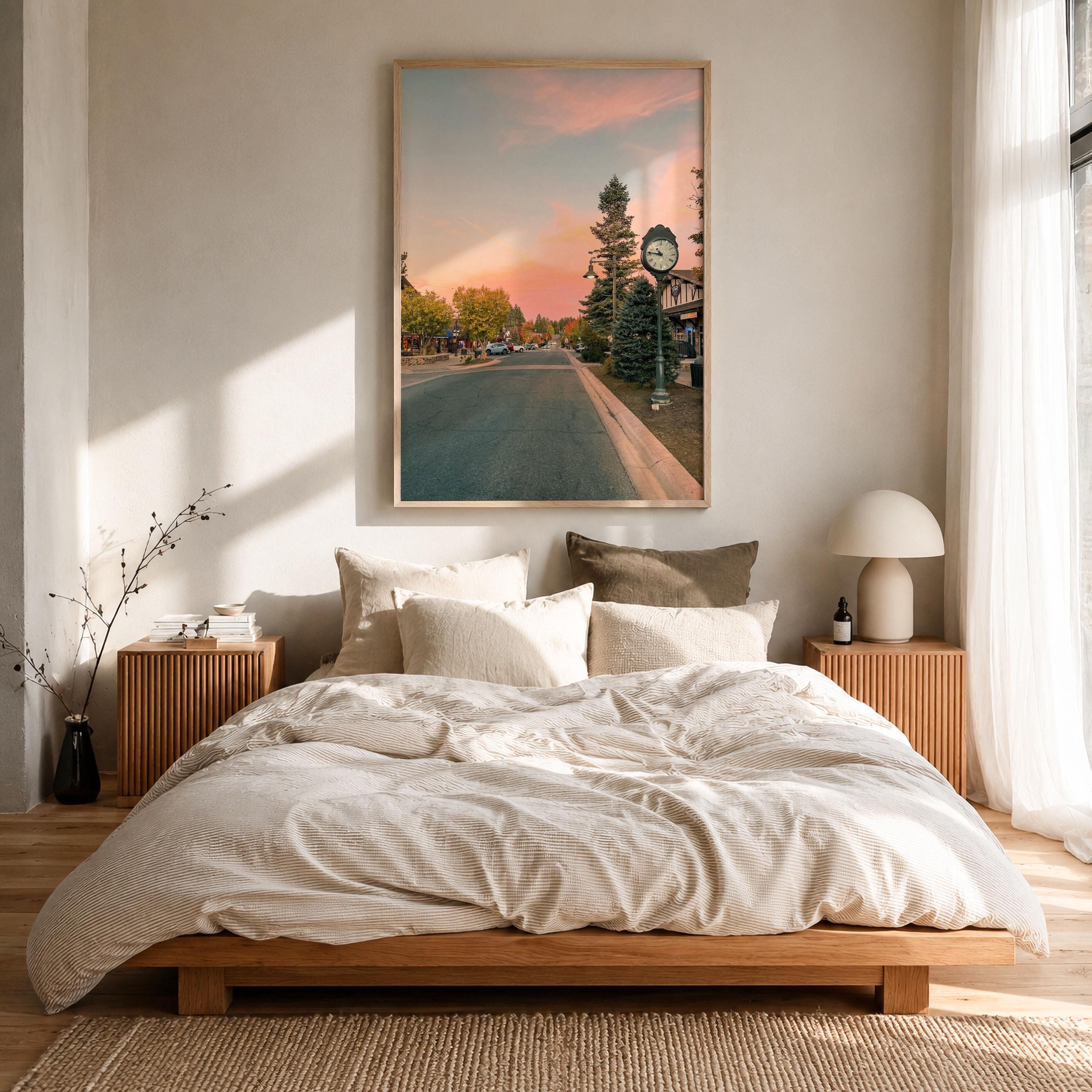 Big Bear Lake Village Fine Art Photo Print – fine art print by The Cali Studio