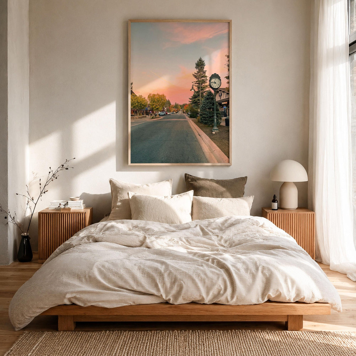 Big Bear Lake Village Fine Art Photo Print – fine art print by The Cali Studio