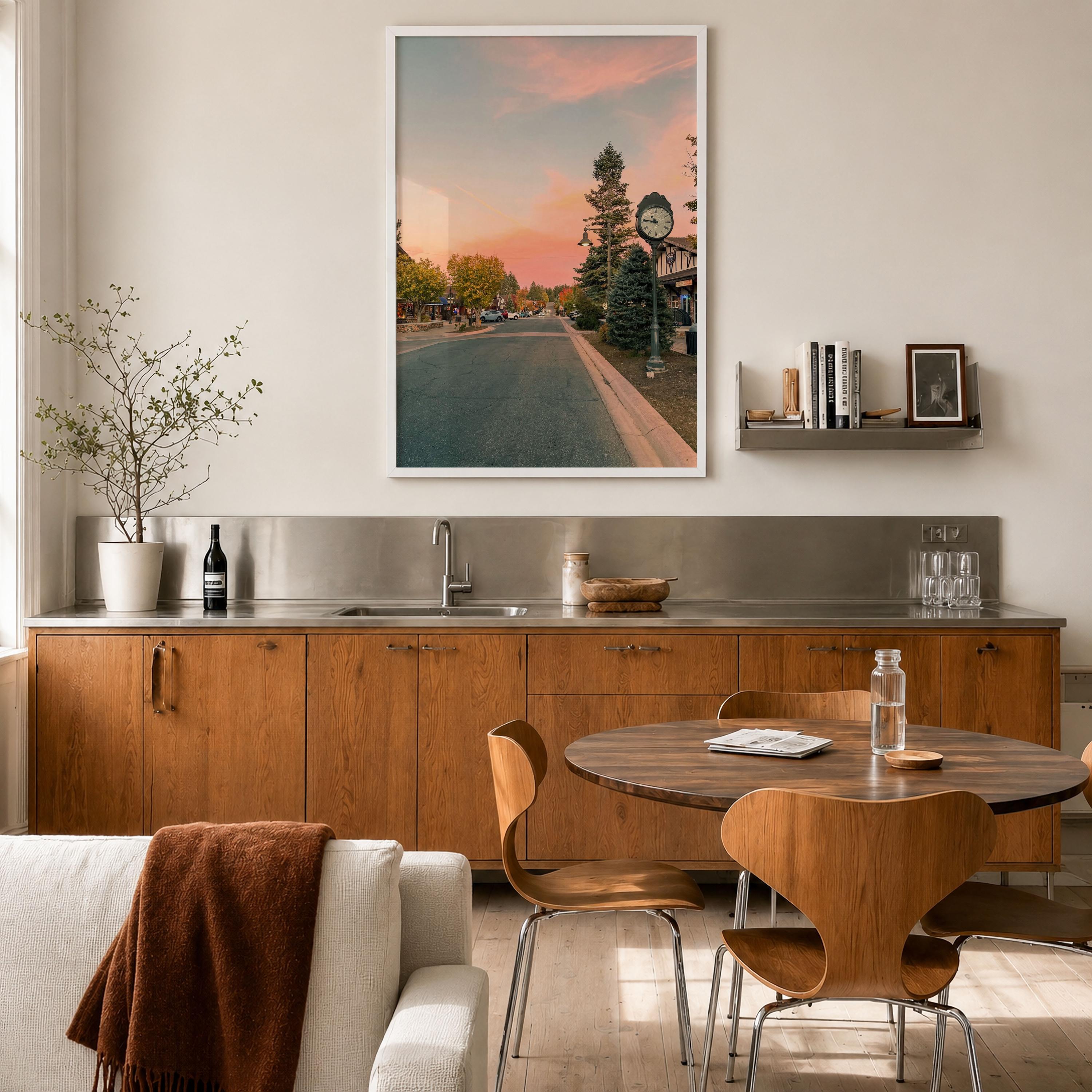 Big Bear Lake Village Fine Art Photo Print – fine art print by The Cali Studio