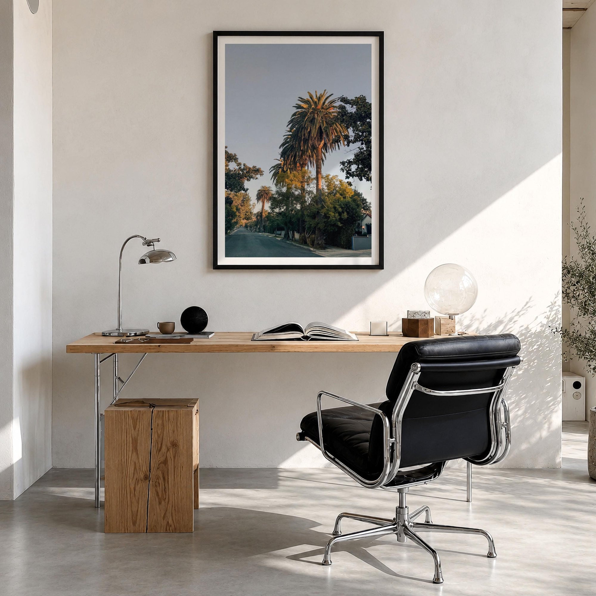 Fairfax Palm Tree Fine Art Photo Print – fine art print by The Cali Studio