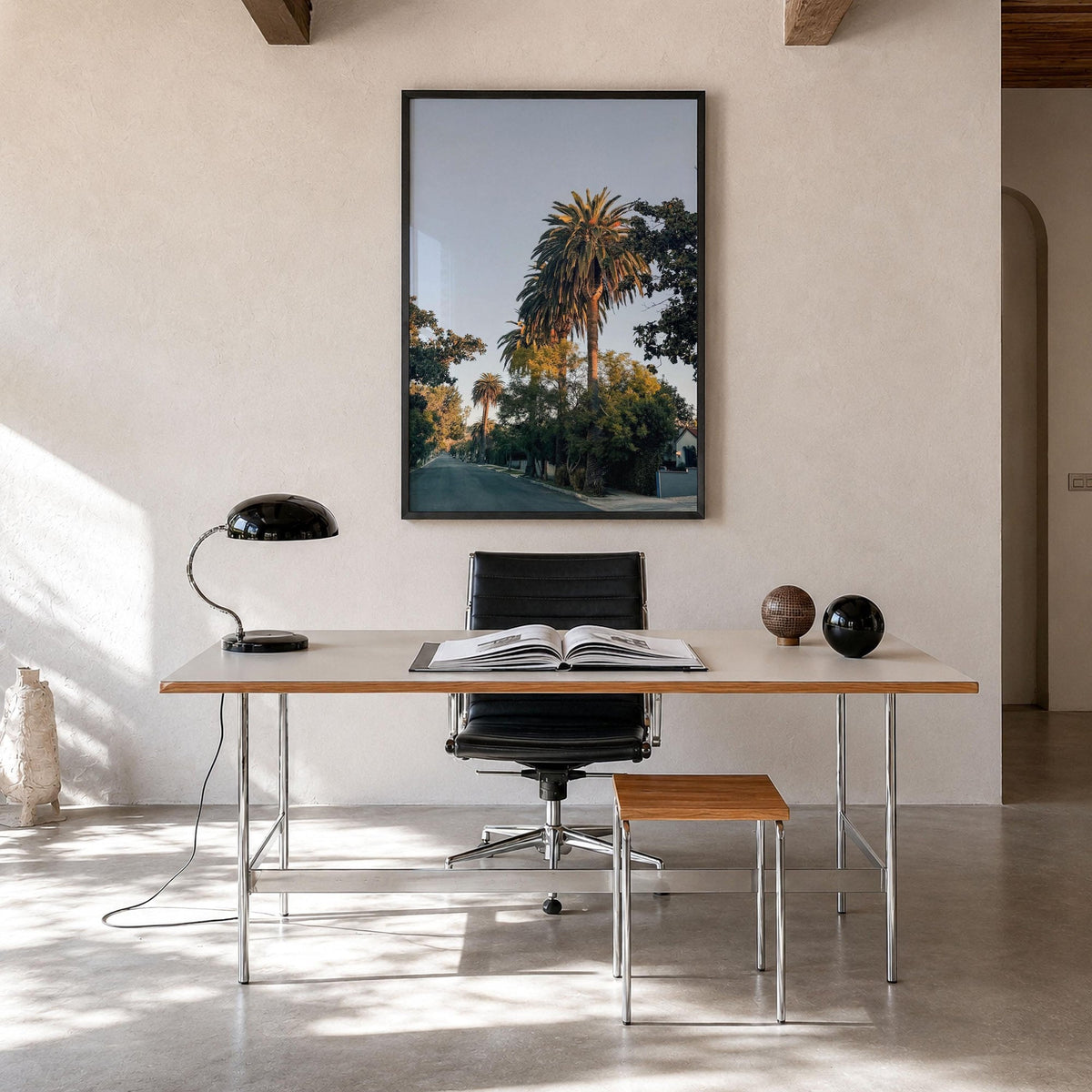 Fairfax Palm Tree Fine Art Photo Print – fine art print by The Cali Studio