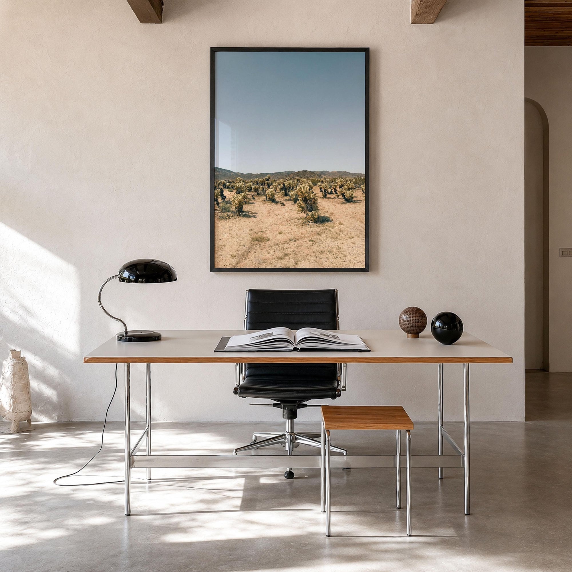 Cholla Cactus Garden Fine Art Photo Print – fine art print by The Cali Studio