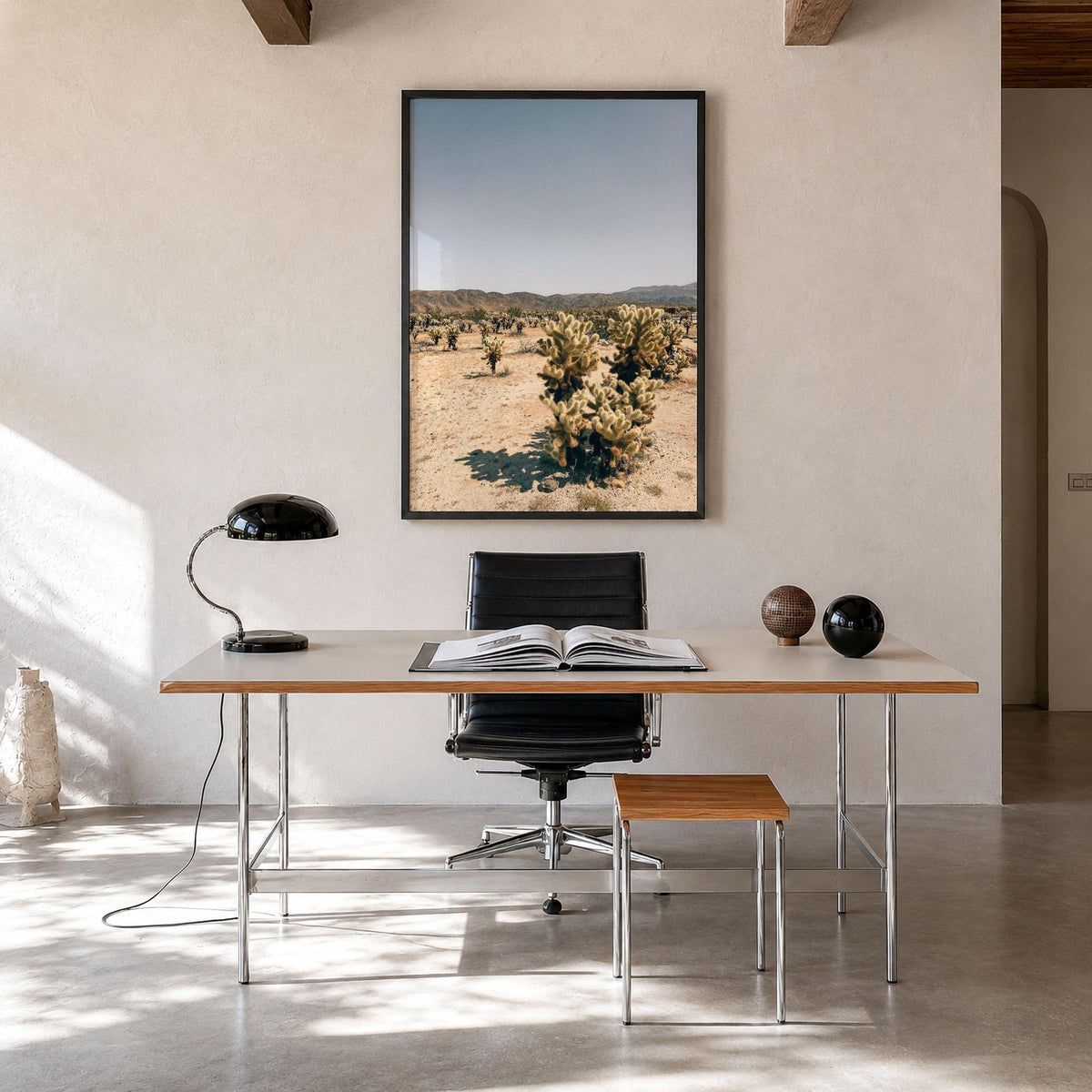 Cholla Cactus Garden Fine Art Photo Print – fine art print by The Cali Studio