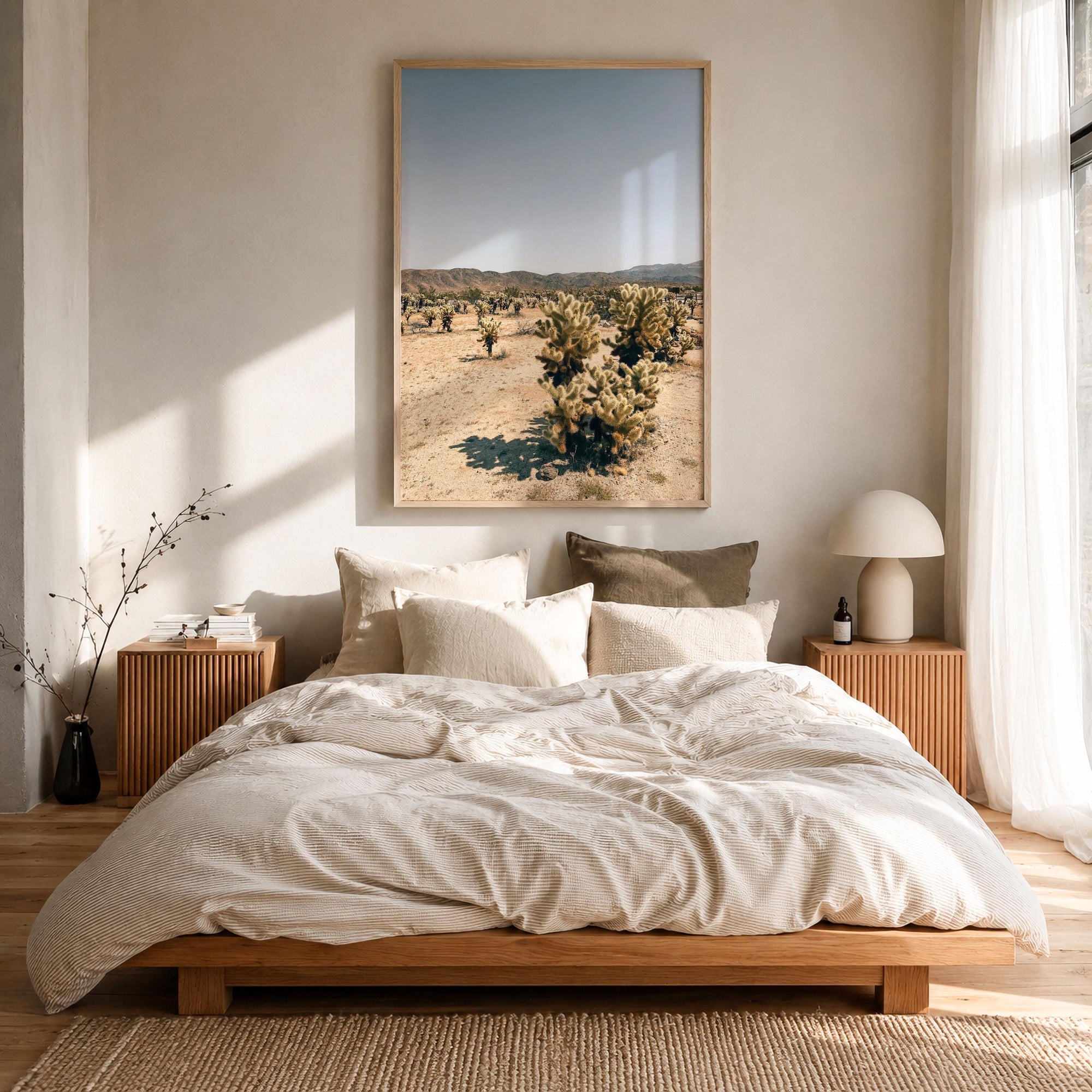Cholla Cactus Garden Fine Art Photo Print – fine art print by The Cali Studio