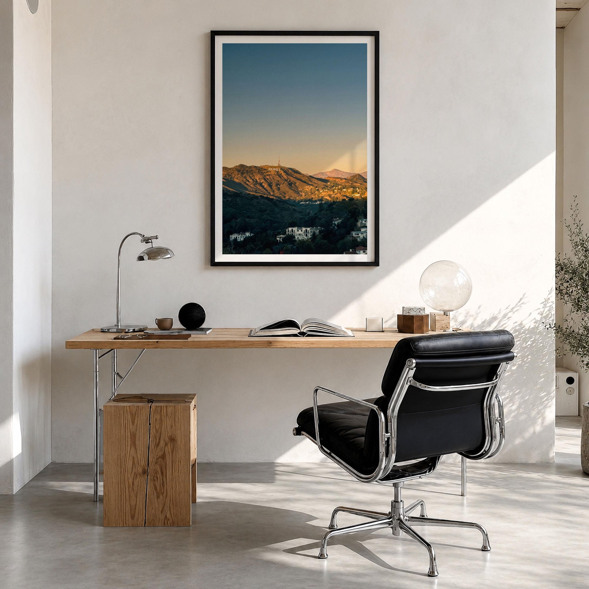 Hollywood Sign Ridge Fine Art Photo Print – fine art print by The Cali Studio