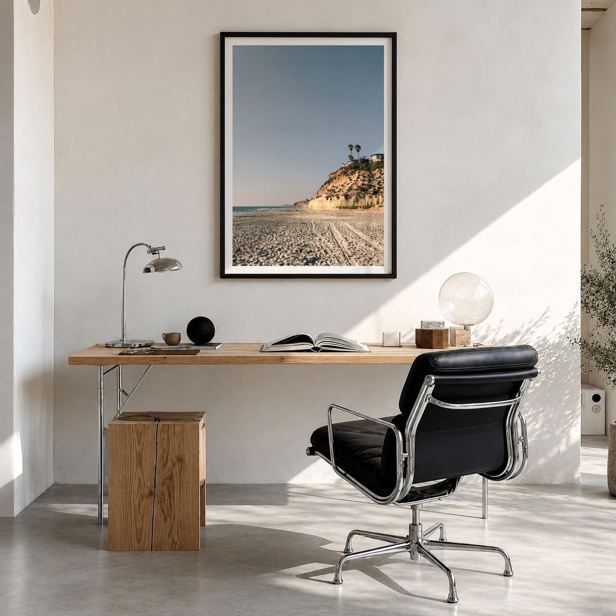 Del Mar Bluff Fine Art Photo Print – fine art print by The Cali Studio